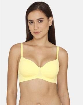 padded non-wired 3/4th coverage t-shirt bra