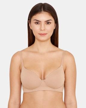 padded non-wired 3/4th coverage t-shirt bra