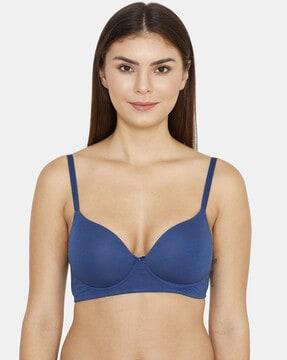 padded non-wired 3/4th coverage t-shirt bra