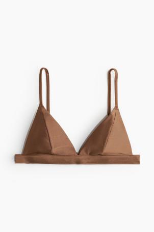 padded triangle bikini top