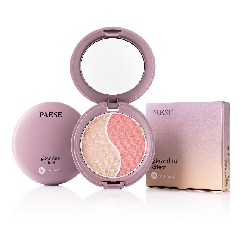 paese cosmetics glow duo effect-blush + highlighter