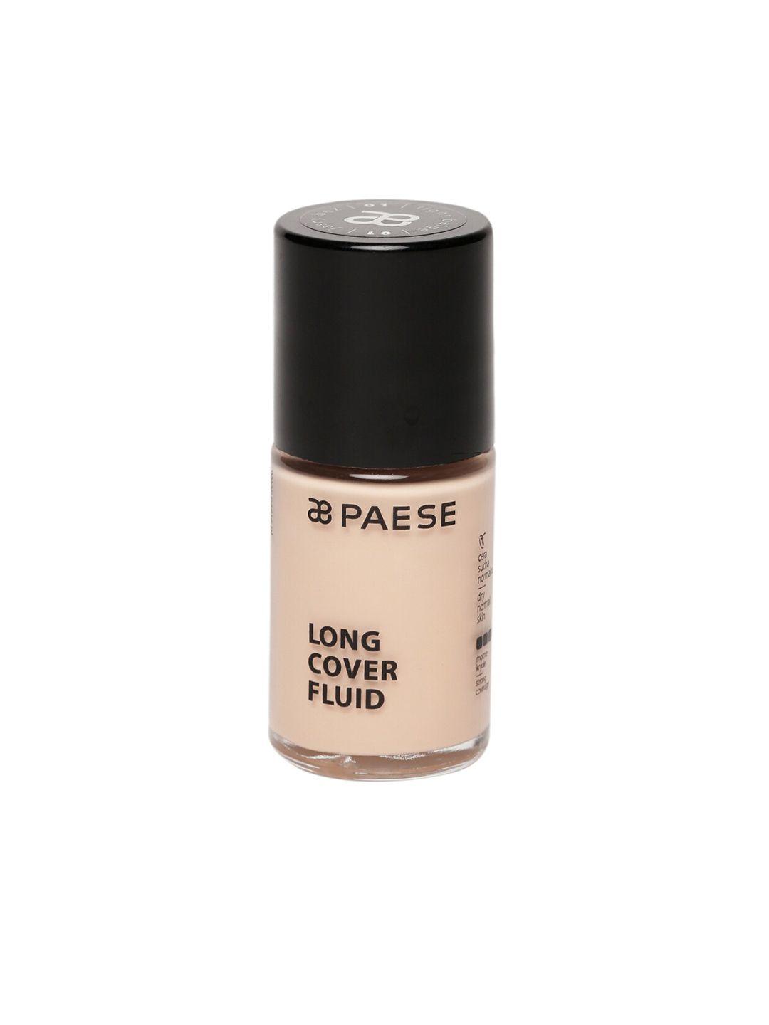 paese cosmetics long cover fluid liquid foundation - 01