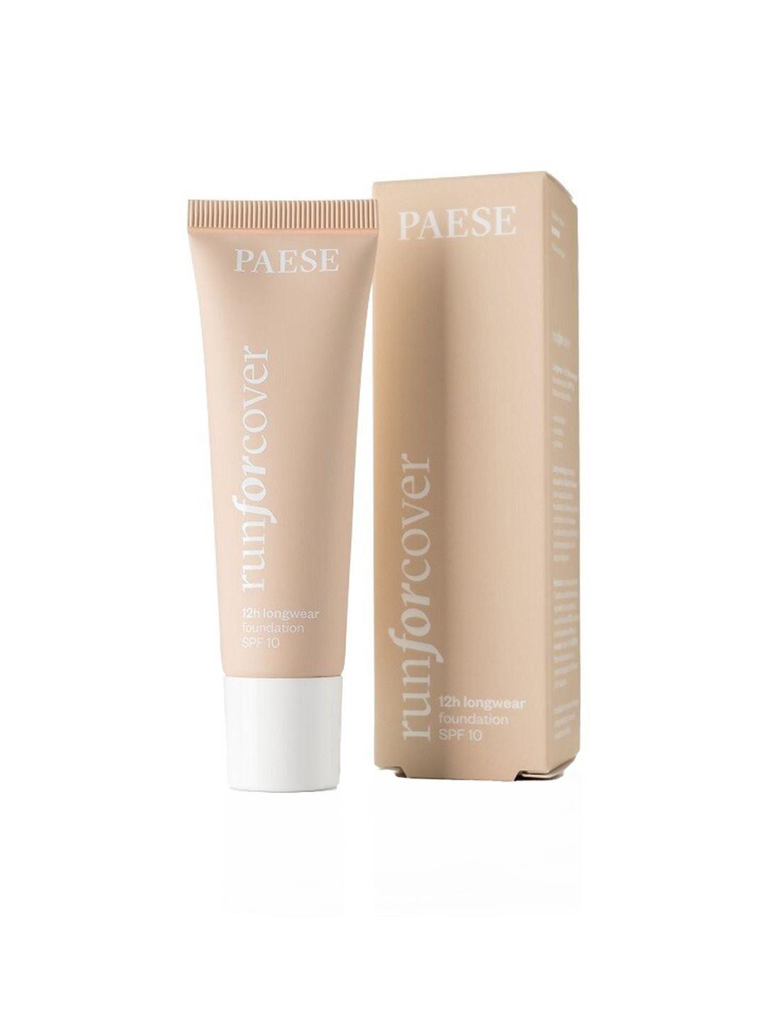 paese cosmetics run for cover 12h longwear foundation spf 10-10 ivory-30 ml