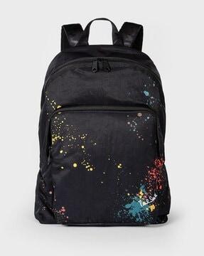 paint splatter bagpack