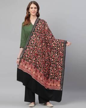 paisley embroidered shawl