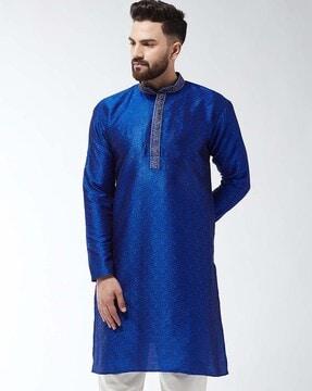 paisley pattern long kurta