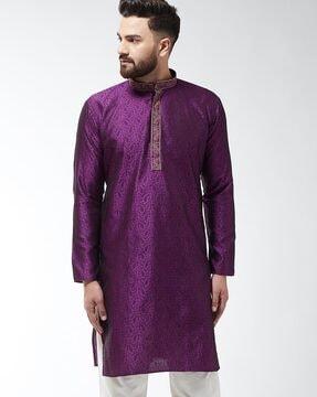 paisley print long kurta