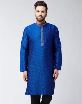 paisley print long kurta