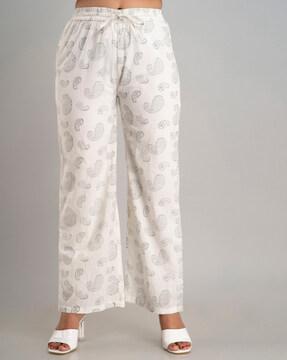 paisley print palazzos