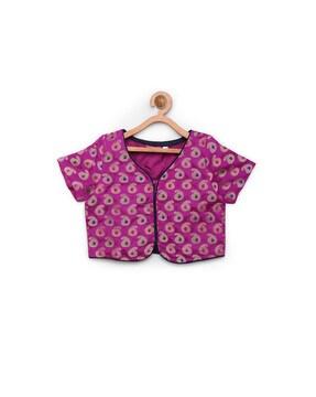 paisley top with crop length
