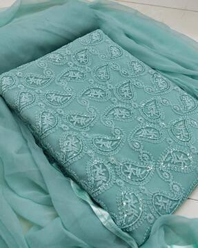 paisley unstitched dress material