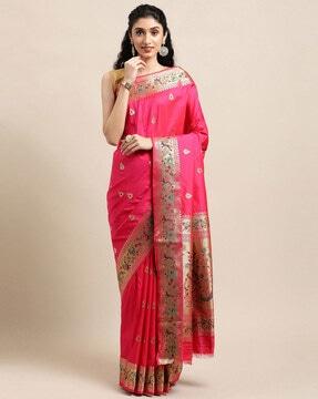 paithani silk saree with border