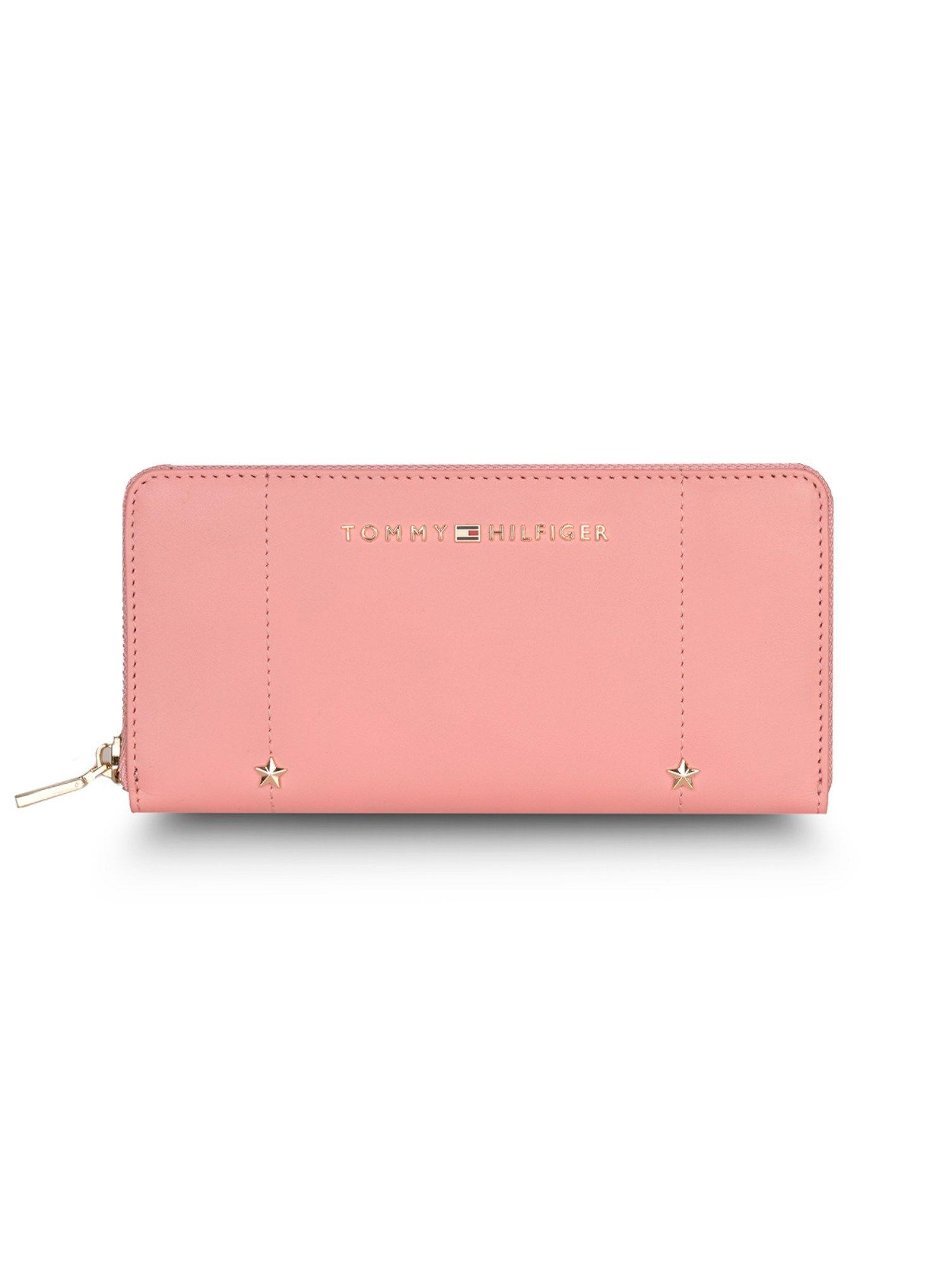 pajares women leather wallet pink