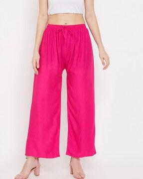 palazzos with drawstring waist