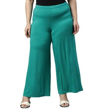palazzos with elasticated waist 
