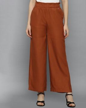 palazzos with elasticated waistband