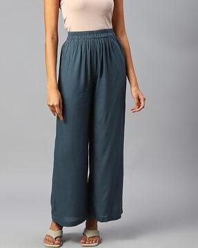 palazzos with elasticated waistband