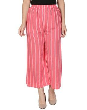 palazzos with striped detail