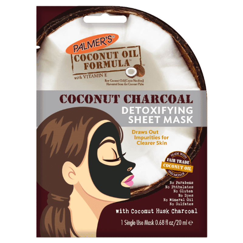 palmer's coconut charcoal detox sheet mask