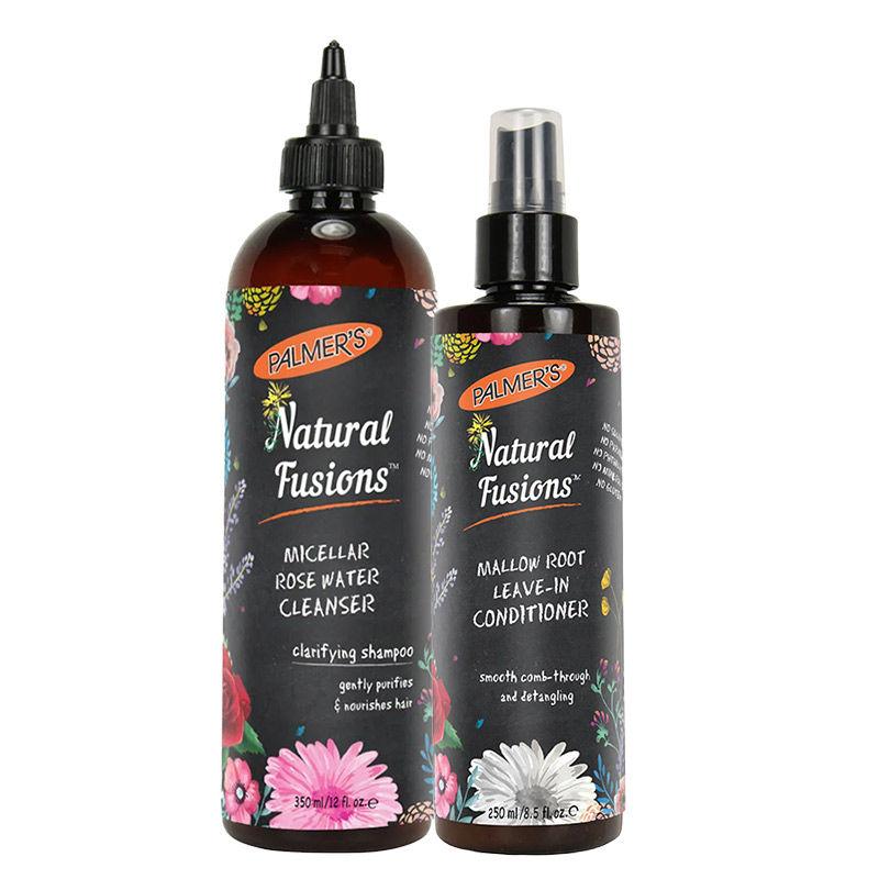palmer's natural fusion shampoo & leave-in conditioner combo