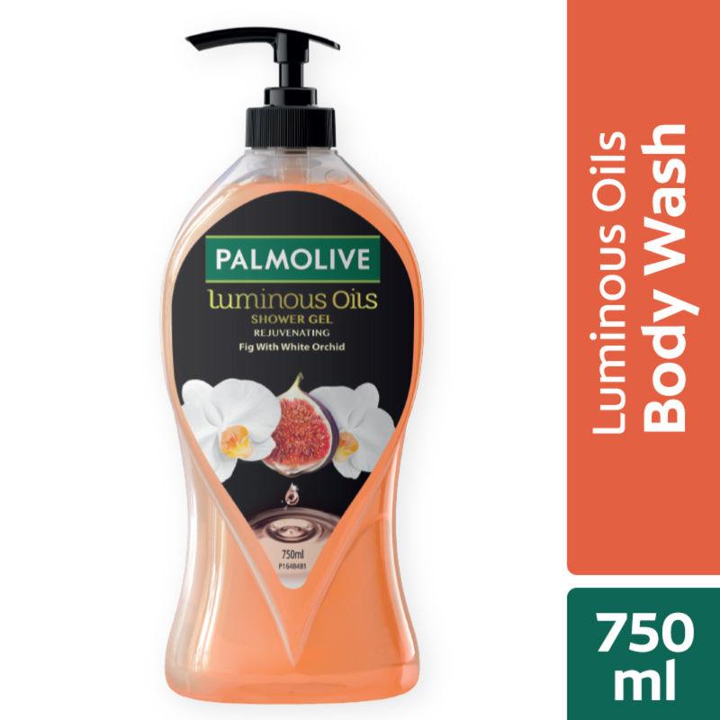 palmolive body wash luminous oils rejuvenating bodywash, 100% fig oil