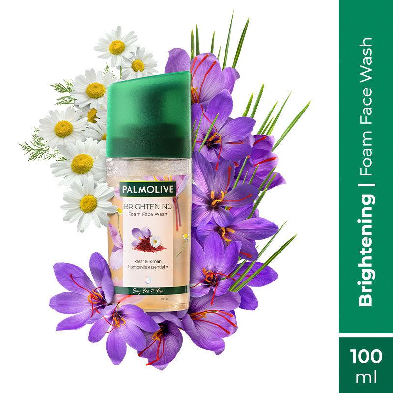 palmolive brightening foam facewash