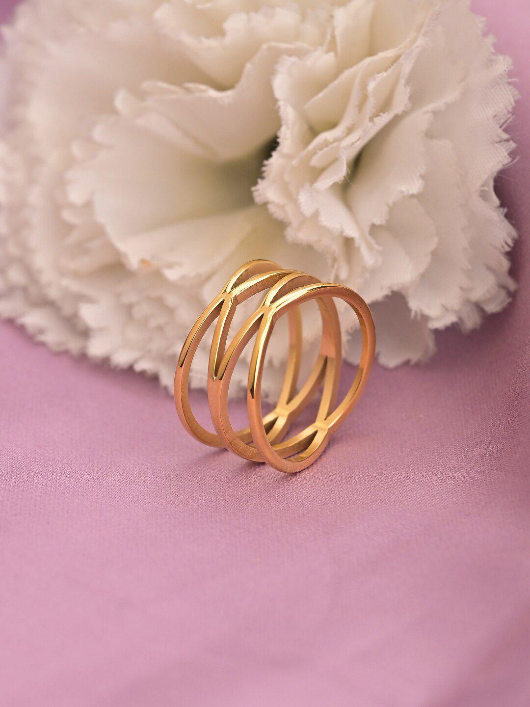 palmonas gold-plated finger ring