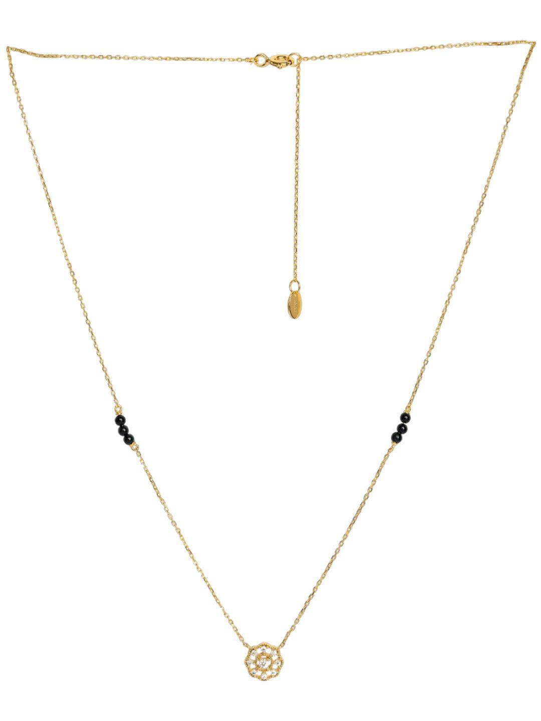 palmonas 18kt gold-plated mangalsutra