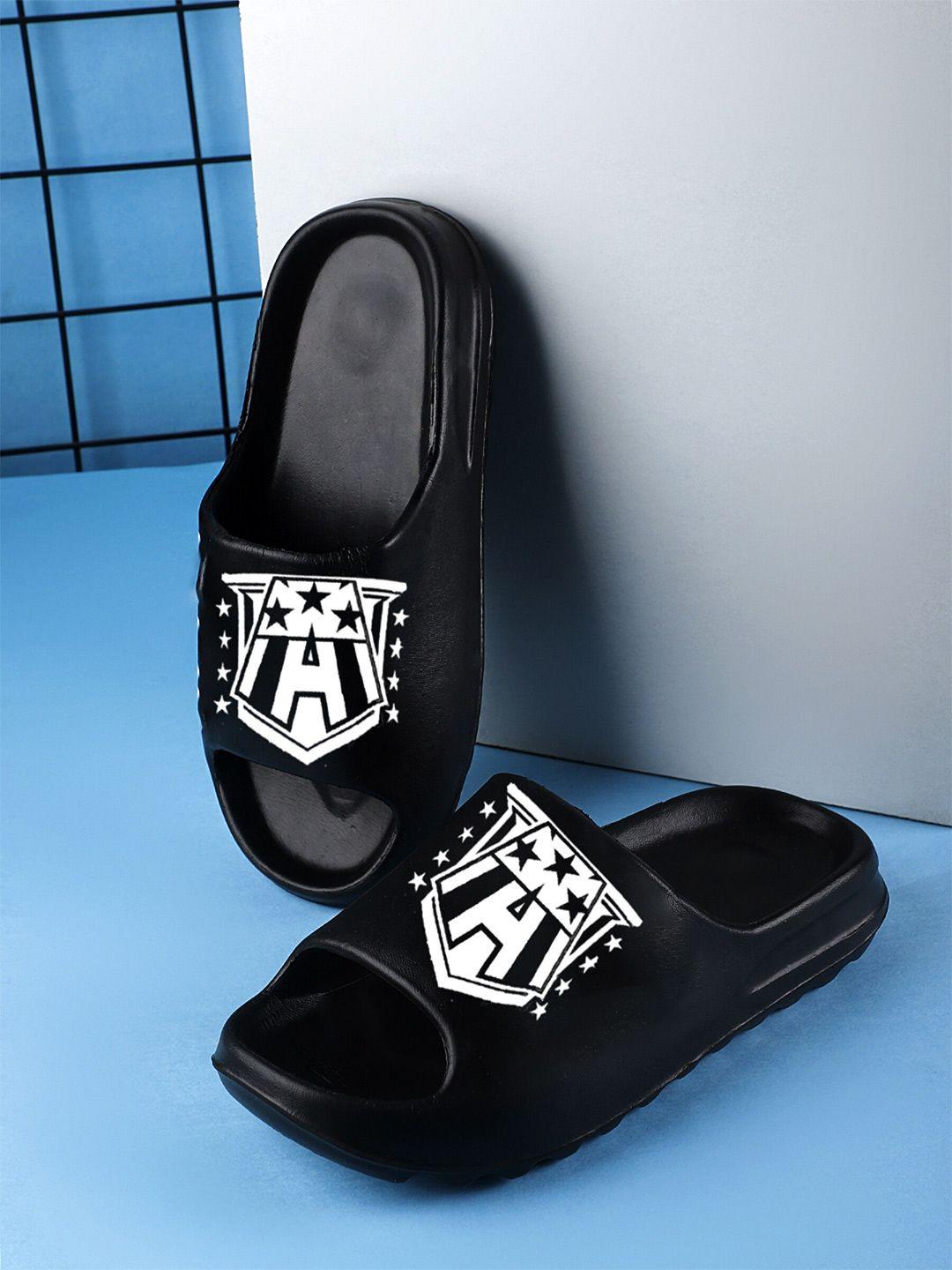 pampy angel men yee-only-a printed rubber sliders