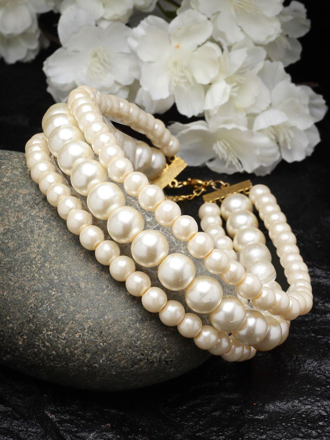 panash gold-plated pearls necklace