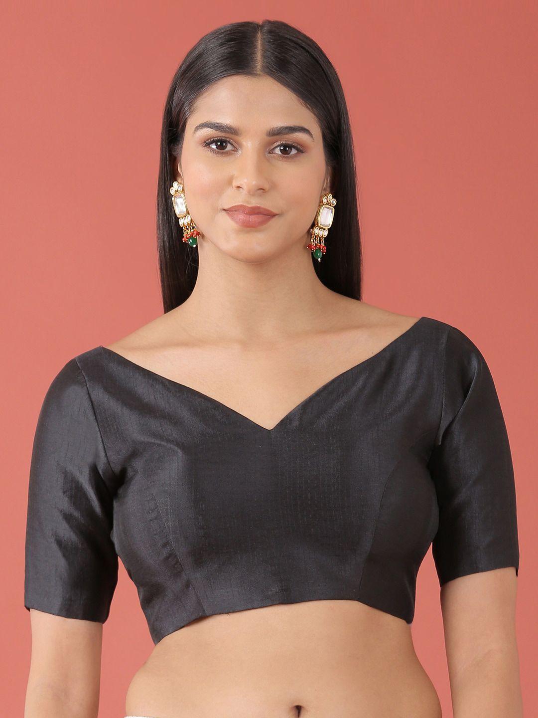 panchhi pure silk readymade saree blouse