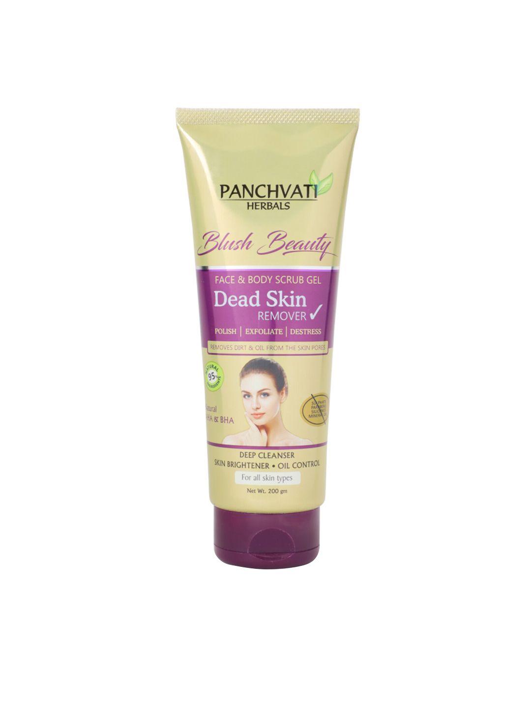 panchvati herbals face & body dead skin remover gel 200 gm