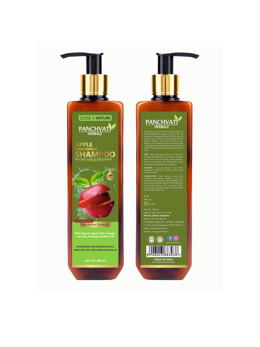 panchvati herbals red apple cider vinegar shampoo
