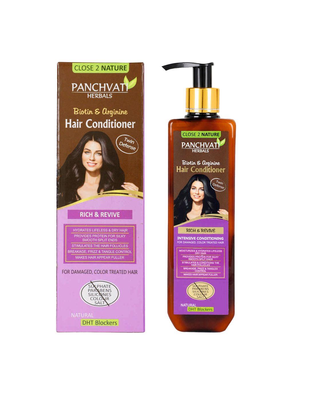 panchvati herbals unisex biotin and arginine hair conditioner 300 ml