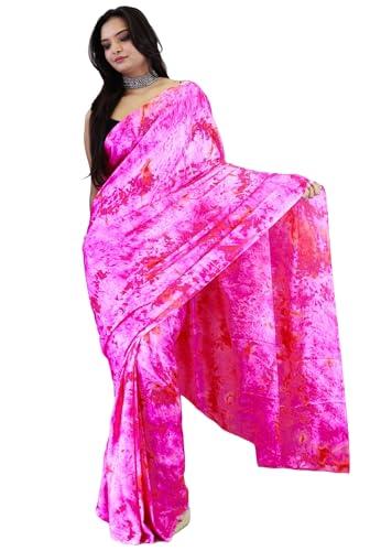 pandadi saree chinnon ready-to-wear saree with bangalori satin blouse