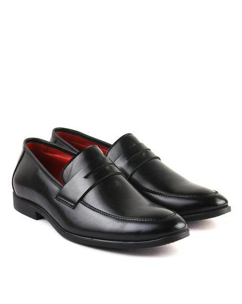 paneled slip-on shoes