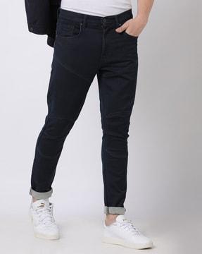 panelled skinny fit jeans