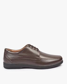 panelled slip-on loafers