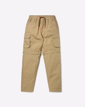 panelled trousers with cargo pockets