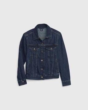 panelled denim jacket