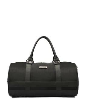 panelled duffel bag