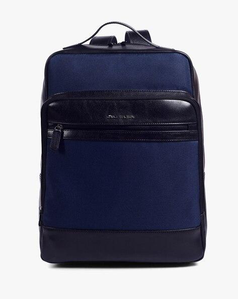panelled everyday backpack with adjustable straps