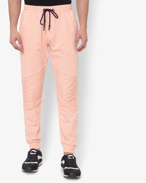 panelled joggers with drawstring waist