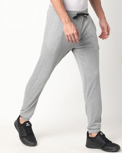 panelled joggers with elasticated waist