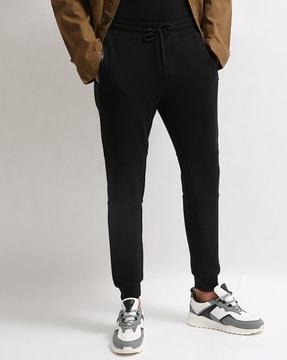 panelled joggers with insert pockets