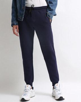 panelled joggers with insert pockets