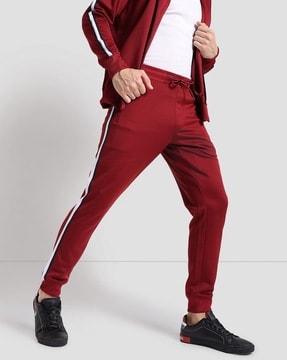 panelled joggers with zipper pockets