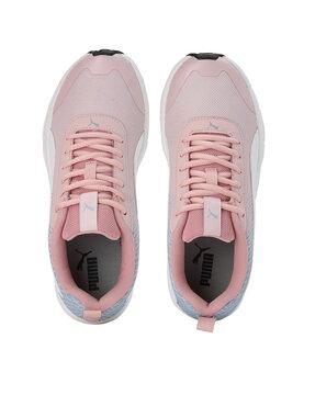 panelled lace-up running shoes