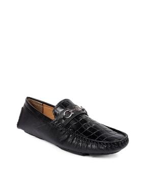 panelled loafers