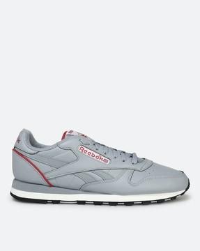 panelled low-top running shoes